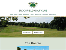 Tablet Screenshot of brookfieldgolfclub.co.uk